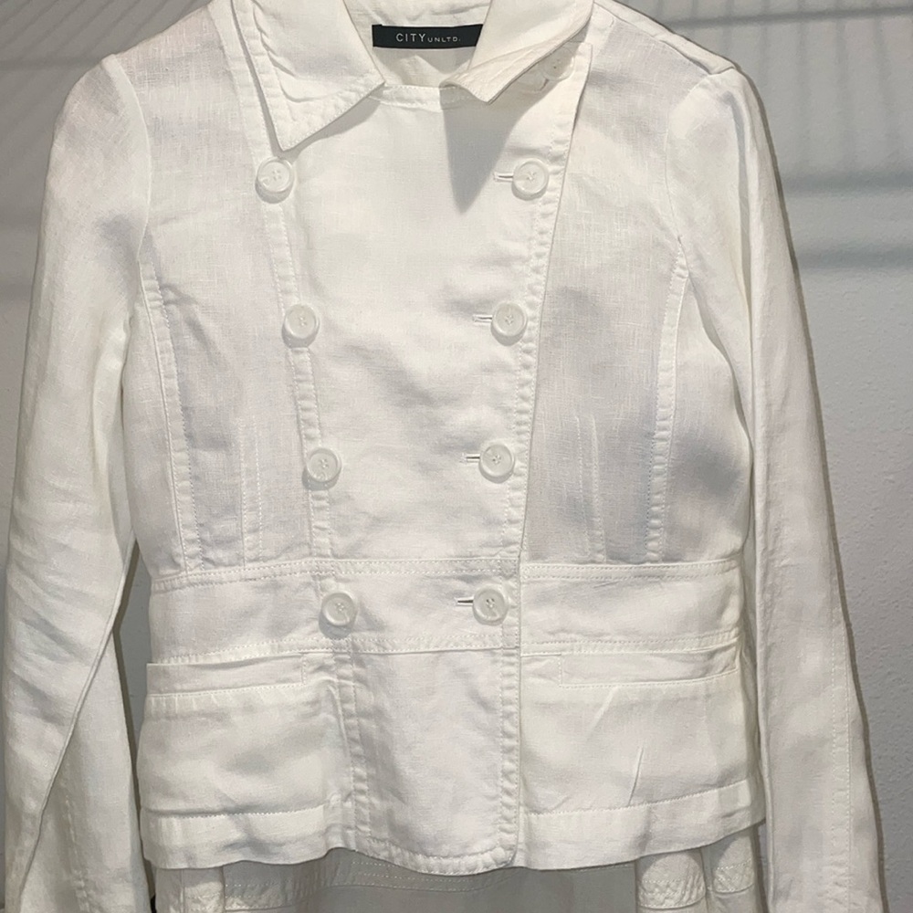 Vintage city unlimited linen skirt and jacket  as good as new.